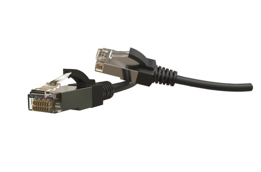 Hyperline PC-LPT-SFTP-RJ45-RJ45-C6-2M-LSZH-BK Патч-корд S/FTP, экранированный, категория 6 (100% Fluke Component Tested), 28AWG, LSZH, 2 м, черный