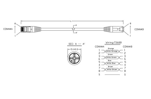 Hyperline PC-LPM-STP-RJ45-RJ45-C5e-0.5M-LSZH-YL Патч-корд F/UTP, экранированный, Cat.5e (100% Fluke Component Tested), LSZH, 0.5 м, желтый